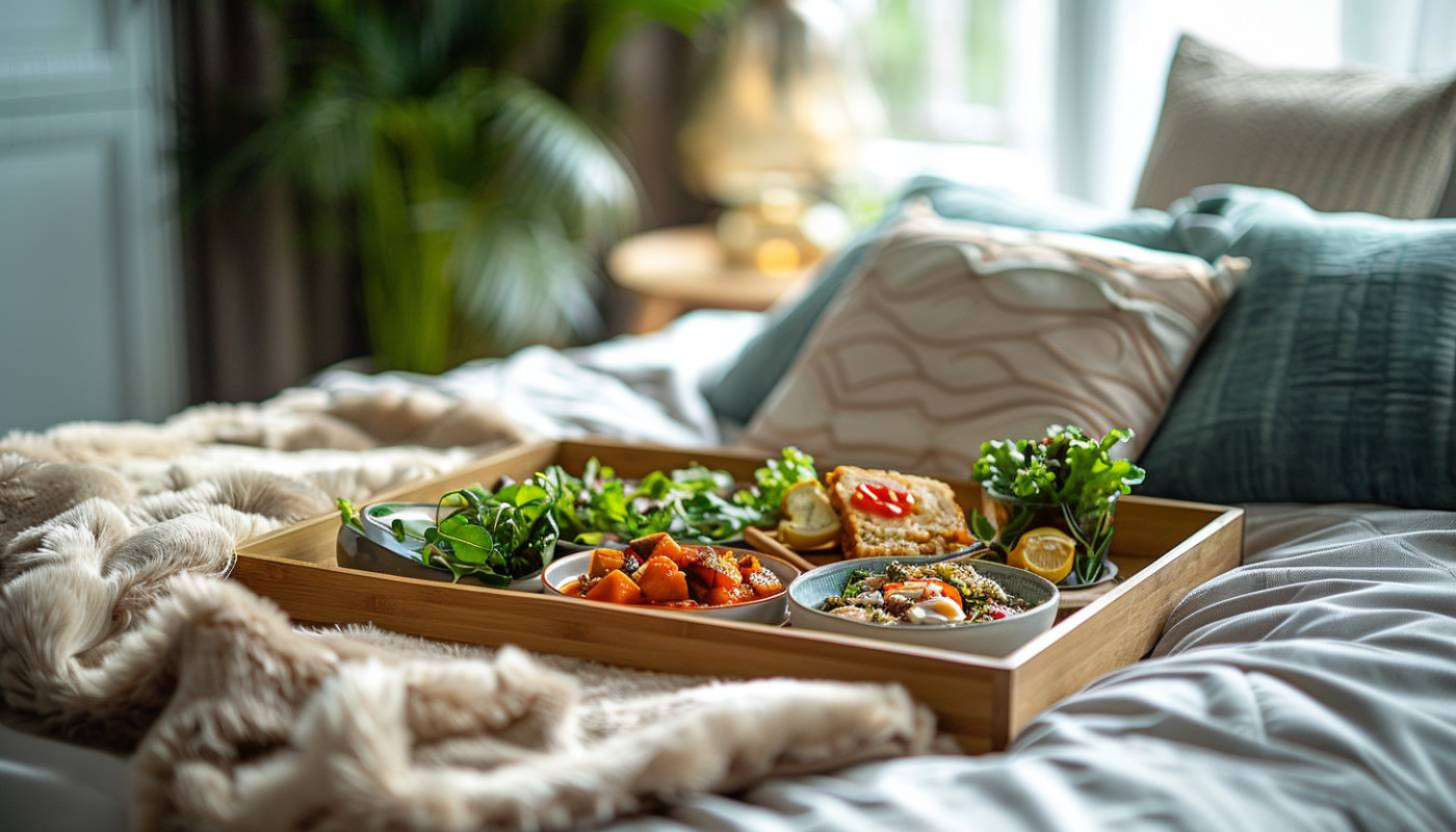Comment intégrer un plateau repas pour améliorer le confort au lit